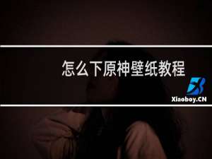 怎么下原神壁纸教程