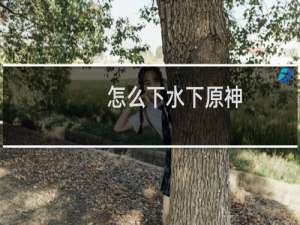 怎么下水下原神