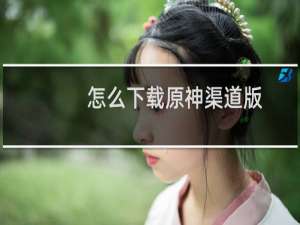 怎么下载原神渠道版