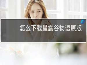 怎么下载星露谷物语原版