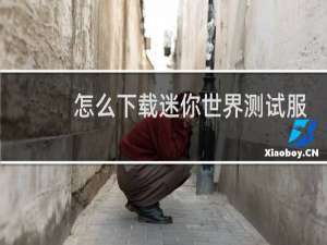 怎么下载迷你世界测试服电脑版