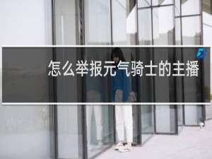 怎么举报元气骑士的主播