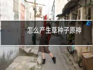 怎么产生草种子原神