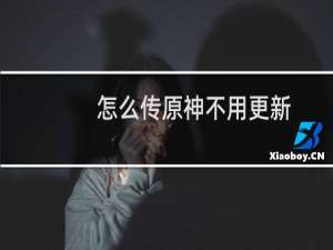 怎么传原神不用更新