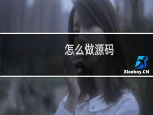 怎么做源码