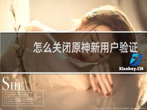 怎么关闭原神新用户验证