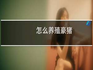 怎么养殖豪猪