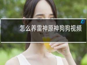 怎么养雷神原神狗狗视频