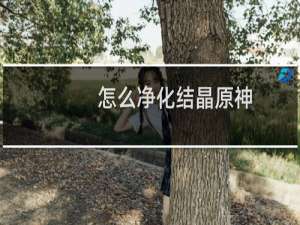 怎么净化结晶原神