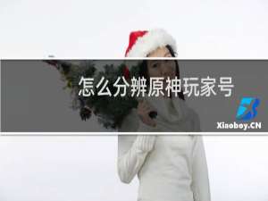 怎么分辨原神玩家号