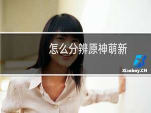 怎么分辨原神萌新