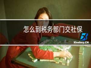 怎么到税务部门交社保