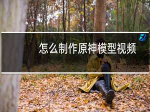 怎么制作原神模型视频