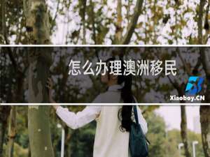 怎么办理澳洲移民