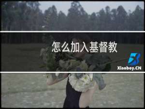 怎么加入基督教