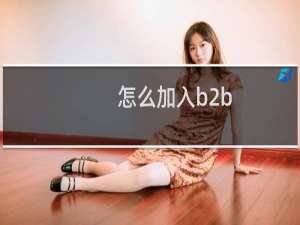 怎么加入b2b