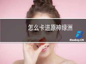 怎么卡进原神绿洲