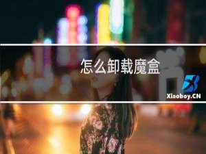 怎么卸载魔盒（怎么卸载魔秀主题）