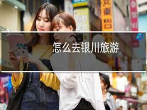 怎么去银川旅游