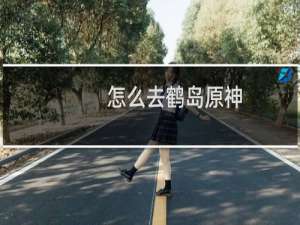 怎么去鹤岛原神