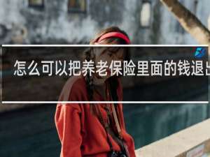 怎么可以把养老保险里面的钱退出来
