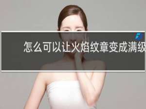 怎么可以让火焰纹章变成满级
