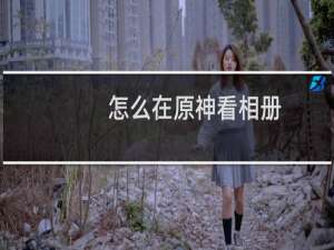 怎么在原神看相册