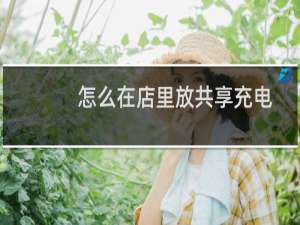 怎么在店里放共享充电宝（共享充电宝怎么和商家合作）