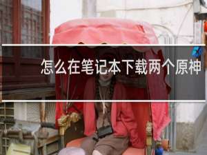 怎么在笔记本下载两个原神