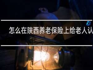 怎么在陕西养老保险上给老人认证