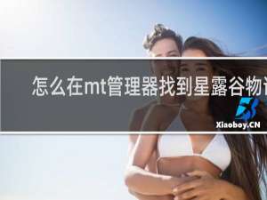怎么在mt管理器找到星露谷物语
