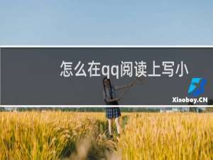 怎么在qq阅读上写小说并发表