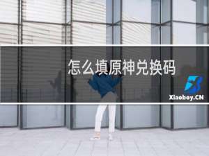 怎么填原神兑换码