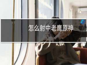 怎么射中老鹰原神