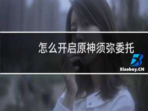 怎么开启原神须弥委托