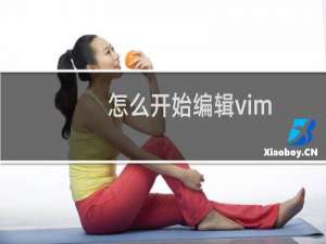 怎么开始编辑vim