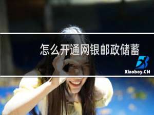 怎么开通网银邮政储蓄