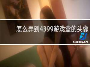 怎么弄到4399游戏盒的头像