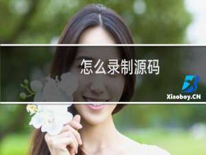 怎么录制源码