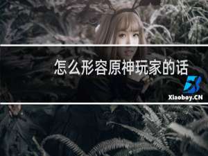 怎么形容原神玩家的话