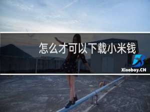 怎么才可以下载小米钱包（小米钱包怎么下载）