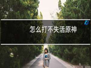 怎么打不失活原神