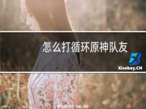 怎么打循环原神队友