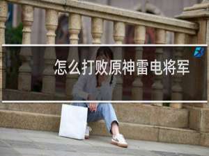 怎么打败原神雷电将军