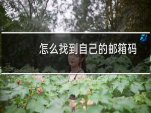 怎么找到自己的邮箱码