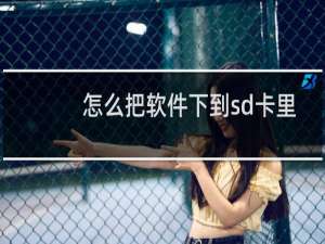 怎么把软件下到sd卡里