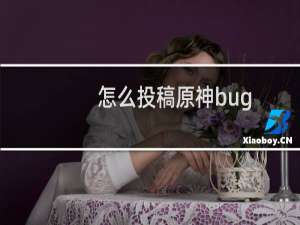 怎么投稿原神bug