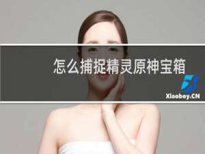 怎么捕捉精灵原神宝箱