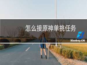 怎么接原神单挑任务