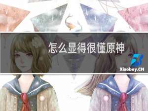 怎么显得很懂原神